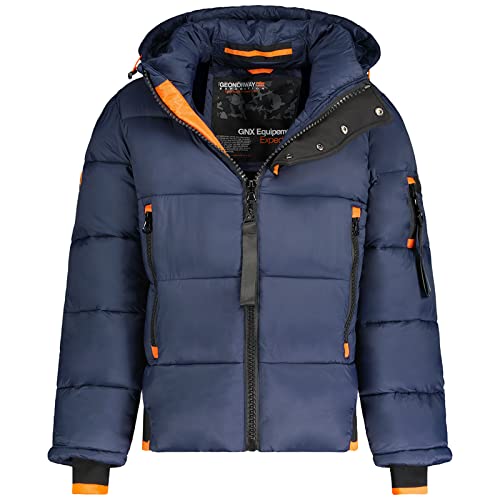 Geographical Norway Herren Winterjacke Calix Navy -M - mit UD Beanie von Geographical Norway