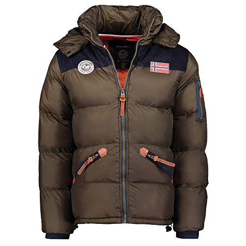Geographical Norway Herren Parka Jacke Celian Winterjacke Kapuze WT1438H/GN Größe L Farbe khaki von Geographical Norway