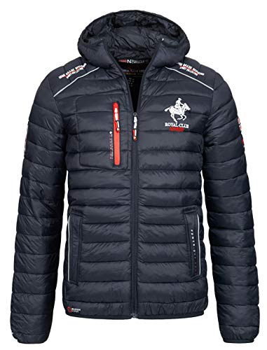 Geographical Norway Herren Steppjacke Brick Herrenjacke mit Kapuze navy XXXL von Geographical Norway