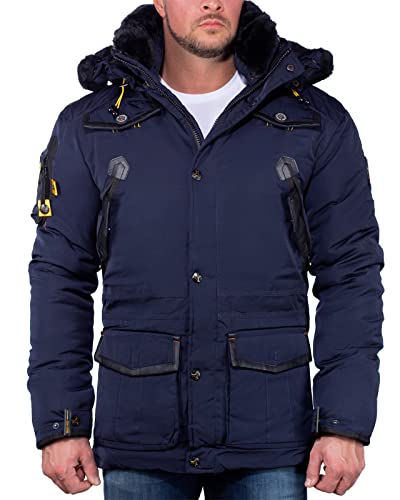 Geographical Norway Herren Winterjacke Navy XL von Geographical Norway