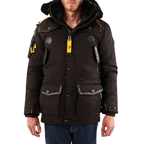 Geographical Norway Herren Winterjacke Acrobate Black L von Geographical Norway