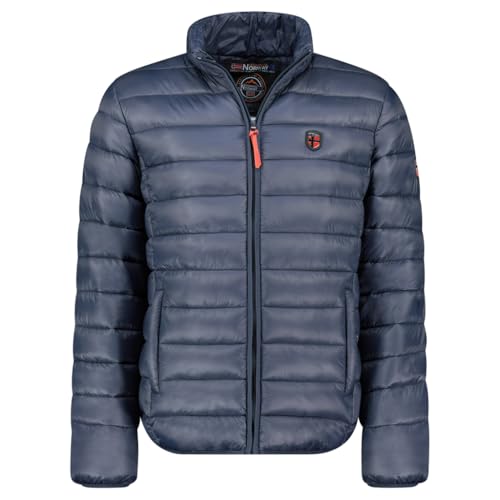 Geographical Norway - Herrenparka mit Kapuze, Modell AMITAL, marineblau, M von Geographical Norway