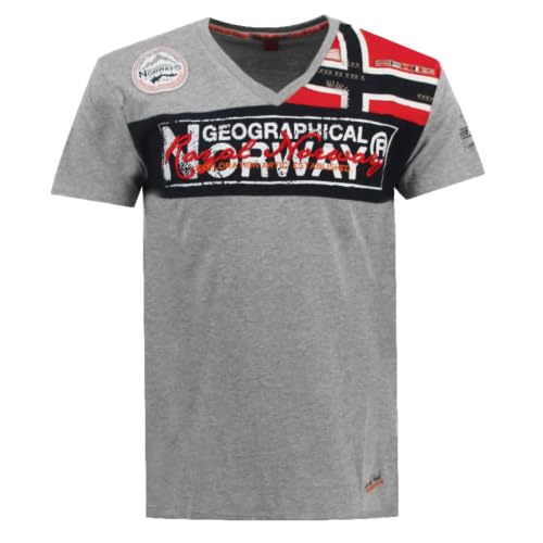 Geographical Norway JIDNEY Herren T-Shirt Grau WN957F/GN, grau, 56 von Geographical Norway