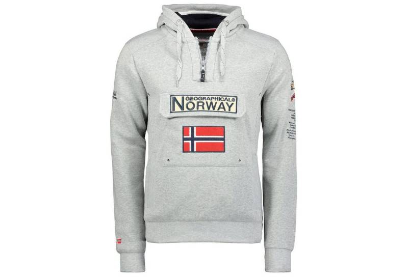Geographical Norway Kapuzenpullover Gymclass by leyoley mit großer Bauchtasche und warmer Kapuze von Geographical Norway