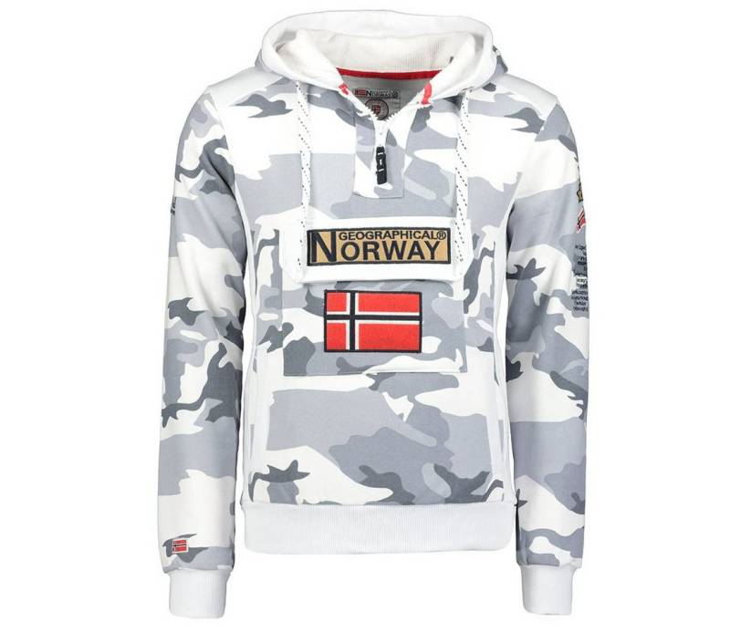 Geographical Norway Kapuzenpullover Gymclass by leyoley mit großer Bauchtasche und warmer Kapuze von Geographical Norway