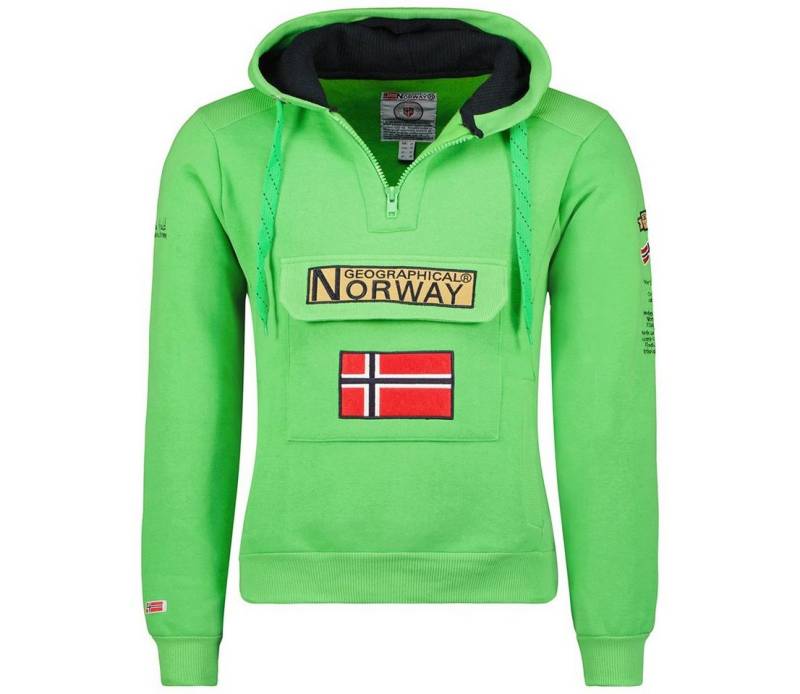 Geographical Norway Kapuzenpullover Gymclass by leyoley mit großer Bauchtasche und warmer Kapuze von Geographical Norway