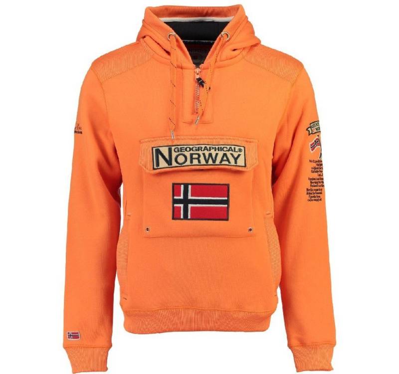 Geographical Norway Kapuzenpullover Gymclass by leyoley mit großer Bauchtasche und warmer Kapuze von Geographical Norway