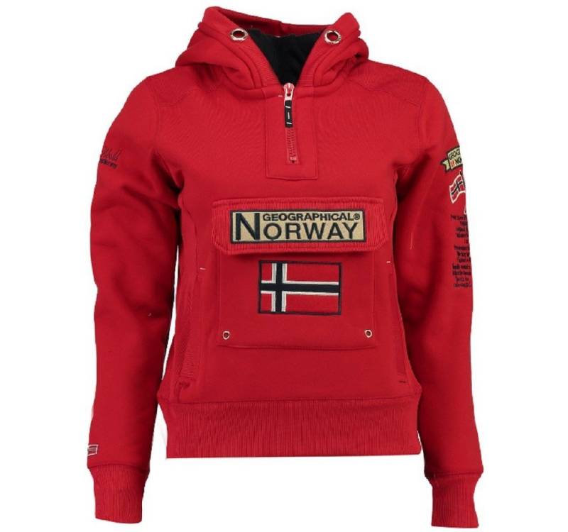Geographical Norway Kapuzenpullover Gymclass by leyoley mit großer Bauchtasche und warmer Kapuze von Geographical Norway