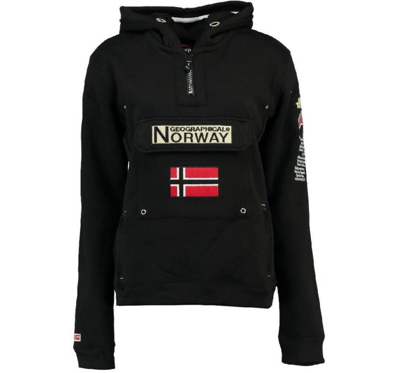 Geographical Norway Kapuzenpullover Gymclass by leyoley mit großer Bauchtasche und warmer Kapuze von Geographical Norway