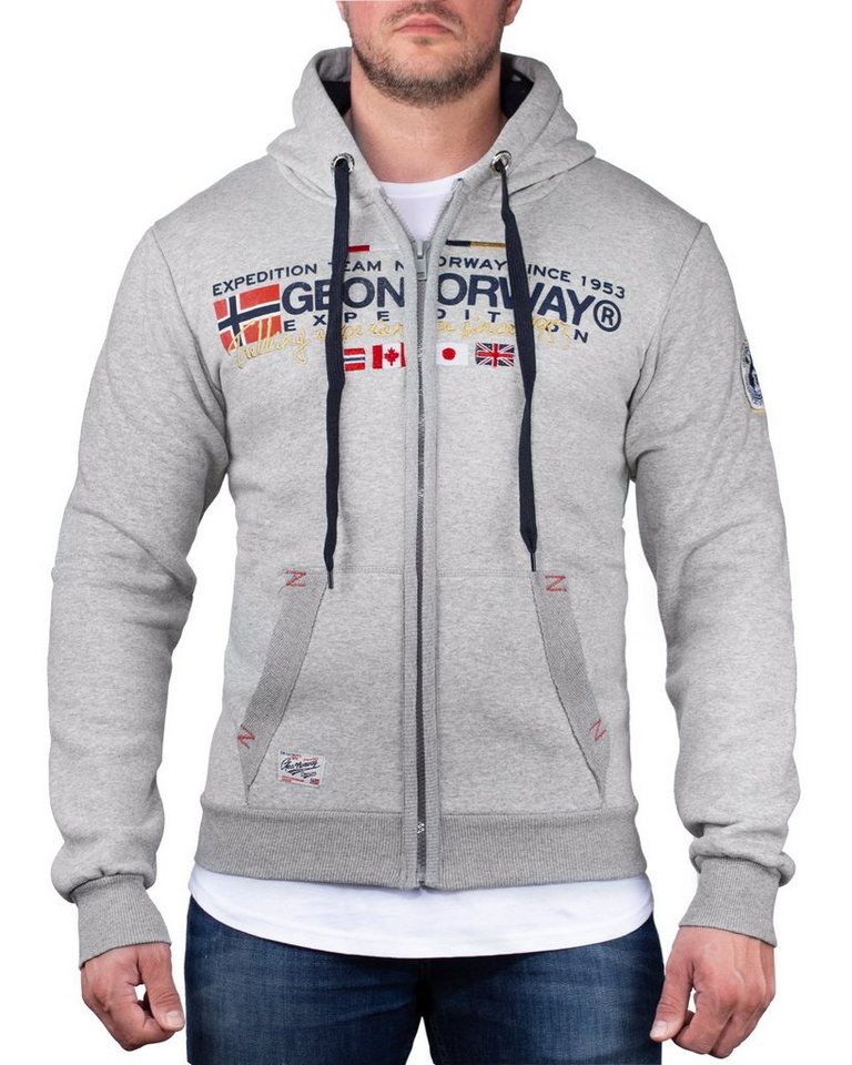 Geographical Norway Kapuzensweatjacke Herren Hoodie bagaliator (1-tlg) Design Aufdruck von Geographical Norway