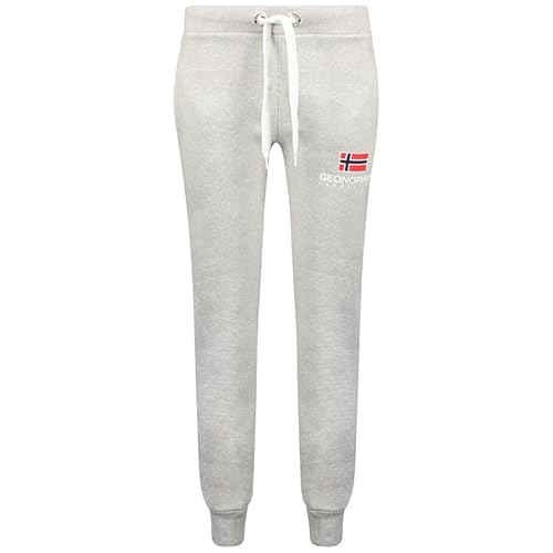 Geographical Norway Max Lady - Jogginghose Damen Lang - Sportbekleidung Komfortabel Weich - Hose Überbekleidung Frauen Lässige Baumwolle - Trainingshose Winter Frühling Sommer (Hellgrau XL) von Geographical Norway