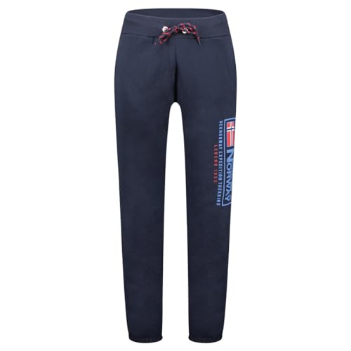 Geographical Norway Moffroy Men - Jogginghose Style - Sportbekleidung Komfortabel Weich - Überbekleidung Mann Lässige Baumwolle - Herbst Winter Frühling Sommer (MARINE BLAU L) von Geographical Norway