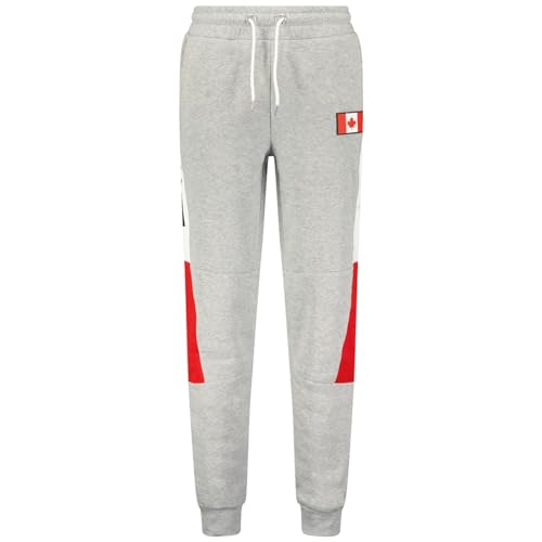 Geographical Norway Molem Men - Jogginghose Style - Sportbekleidung Komfortabel Weich - Überbekleidung Mann Lässige Baumwolle - Herbst Winter Frühling Sommer (Dunkelgrau XL) von Geographical Norway