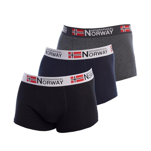 Geographical Norway Pack-3 Boxershorts GN1000 Mann von Geographical Norway