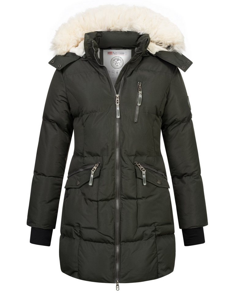 Geographical Norway Parka Damen Winter Jacke Mantel Parka Steppjacke Winterparka warm Outdoor von Geographical Norway