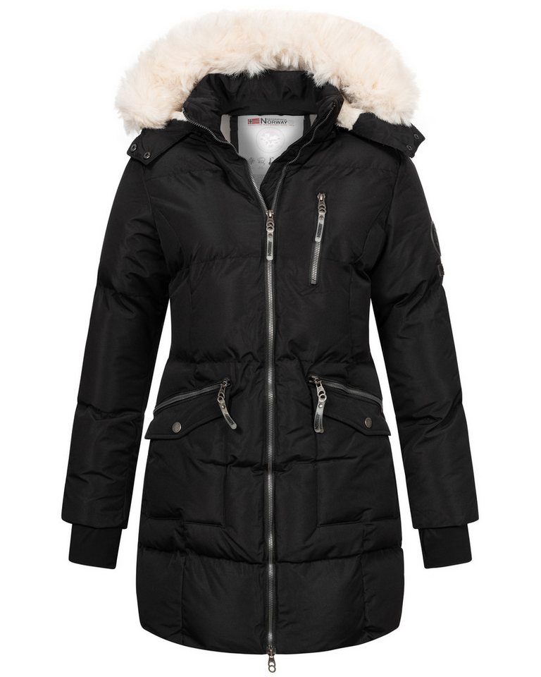 Geographical Norway Parka Damen Winter Jacke Mantel Parka Steppjacke Winterparka warm Outdoor von Geographical Norway