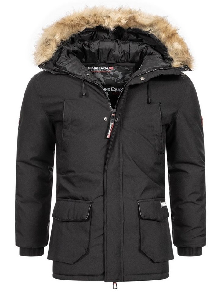 Geographical Norway Parka Herren Winter Jacke Outdoorjacke Winter Parka warm gesteppt Steppjacke von Geographical Norway