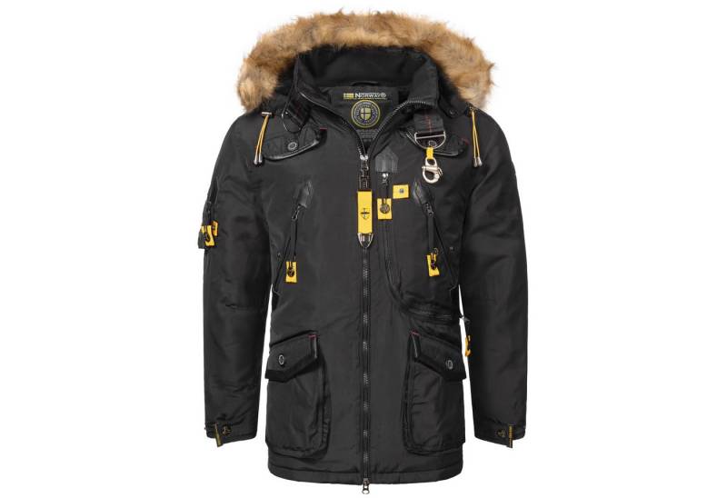 Geographical Norway Parka Herren Luxus Outdoor Funktions Jacke Sehr Warm Winter Jacke AGAR von Geographical Norway