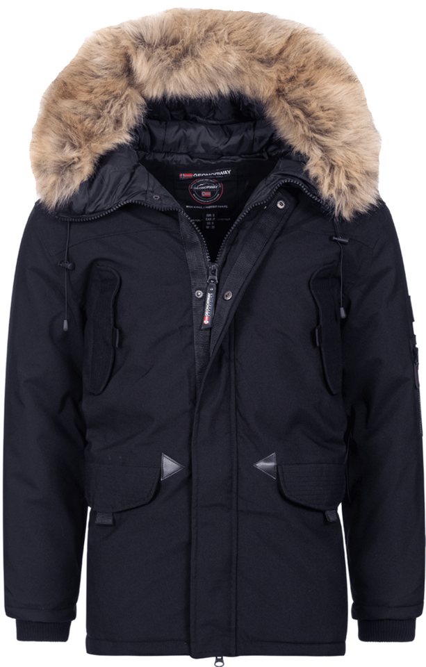 Geographical Norway Parka Herren Winter Jacke Outdoor Parka Mantel Kapuze Stepp warm gesteppt von Geographical Norway