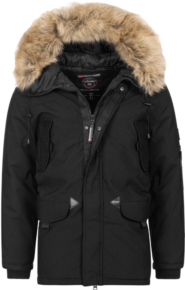 Geographical Norway Parka Herren Winter Jacke Outdoor Parka Mantel Kapuze Stepp warm gesteppt von Geographical Norway