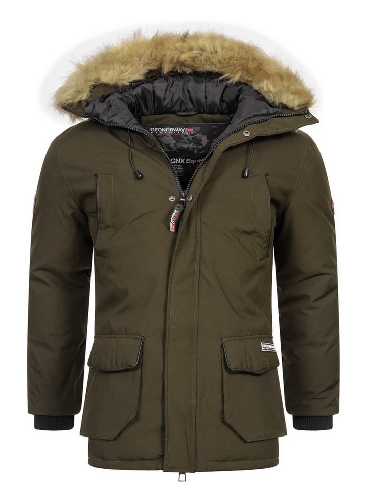 Geographical Norway Parka Herren Winter Jacke Outdoorjacke Winter Parka warm gesteppt Steppjacke von Geographical Norway
