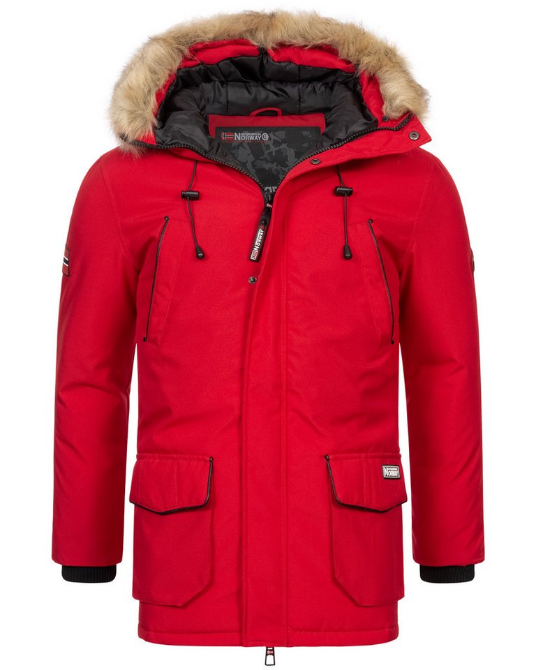 Geographical Norway Parka Herren Winter Jacke Outdoorjacke Winter Parka warm gesteppt Steppjacke von Geographical Norway