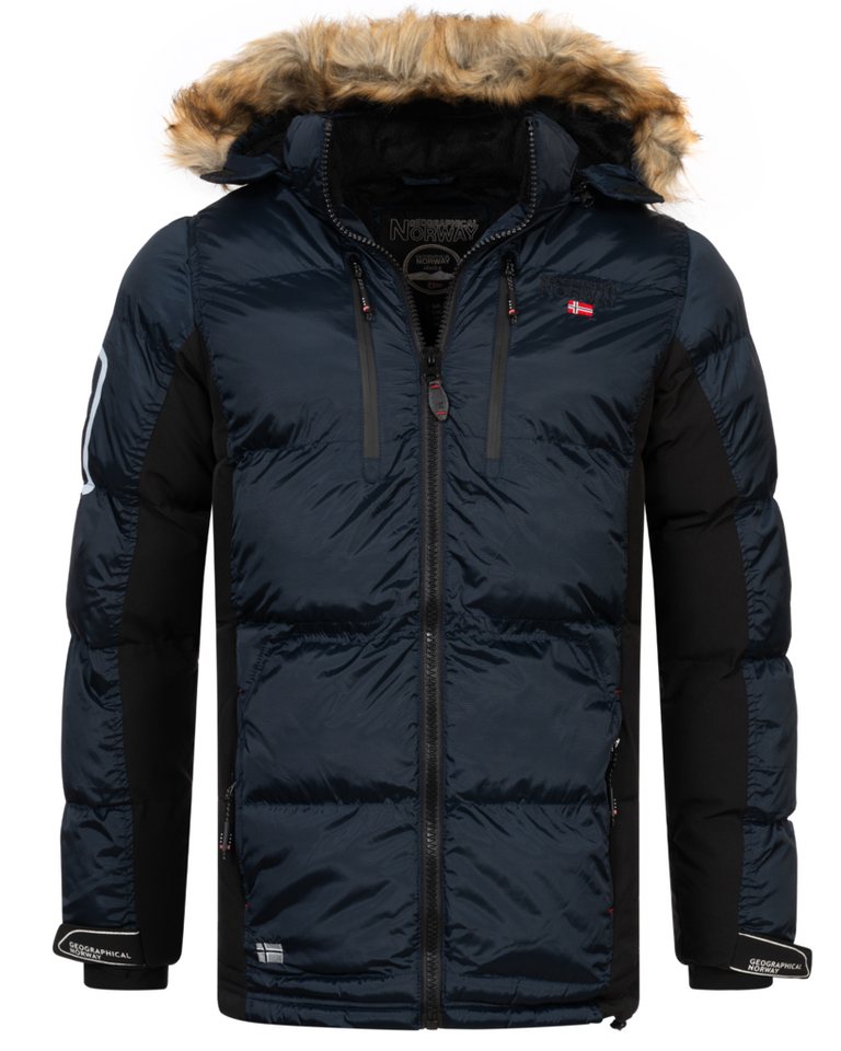 Geographical Norway Parka Winter Jacke Parka Outdoorjacke Funktionsjacke Winterparka Steppjacke von Geographical Norway