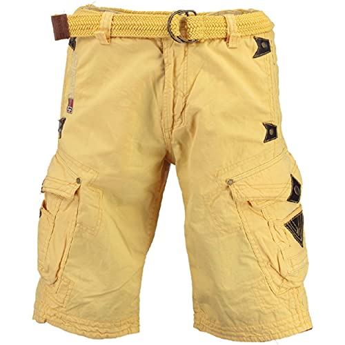 Geographical Norway Peanut Men - Herren Shorts (Gelb XXL) von Geographical Norway