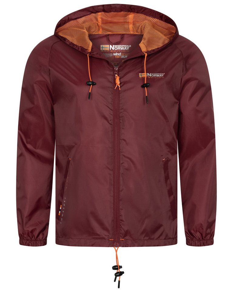 Geographical Norway Regenjacke Herren Regen Jacke Outdoor Windbreaker Sport Übergangs sehr leicht von Geographical Norway