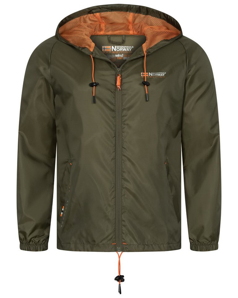 Geographical Norway Regenjacke Herren Regen Jacke Outdoor Windbreaker Sport Übergangs sehr leicht von Geographical Norway