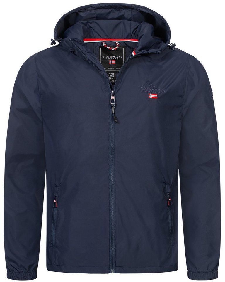 Geographical Norway Regenjacke Übergangsjacke Frühlings Jacke Windbreaker Regenjacke Outdoor Herbst von Geographical Norway