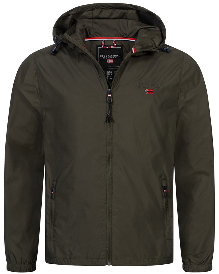 Geographical Norway Regenjacke Übergangsjacke Frühlings Jacke Windbreaker Regenjacke Outdoor Herbst von Geographical Norway