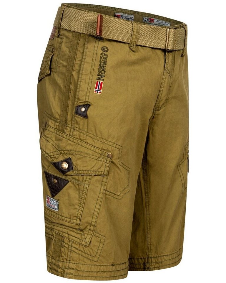 Geographical Norway Shorts Cargo Shorts kurze Hose knielang Short Bermuda Sommer Urlaub Freizeit von Geographical Norway