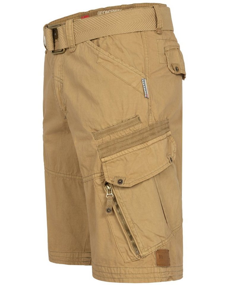Geographical Norway Shorts Cargo Shorts kurze Hose knielang Short Bermuda Sommer Urlaub Freizeit von Geographical Norway