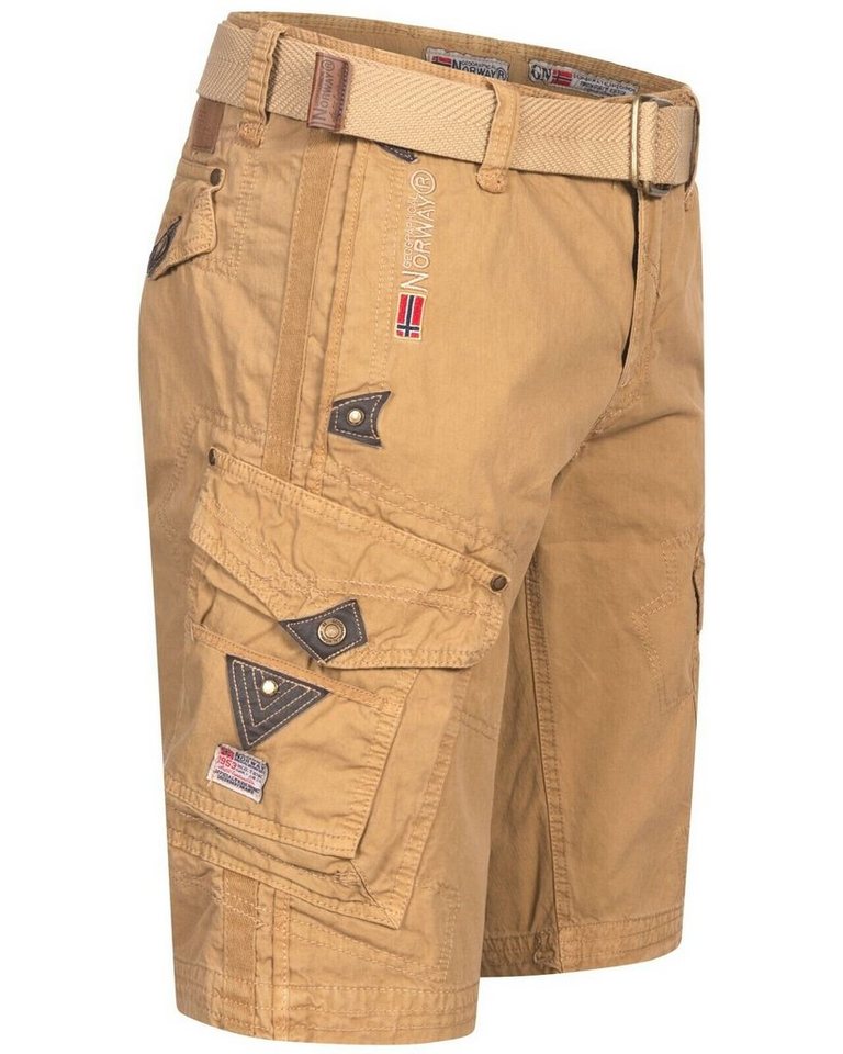 Geographical Norway Shorts Cargo Shorts kurze Hose knielang Short Bermuda Sommer Urlaub Freizeit von Geographical Norway
