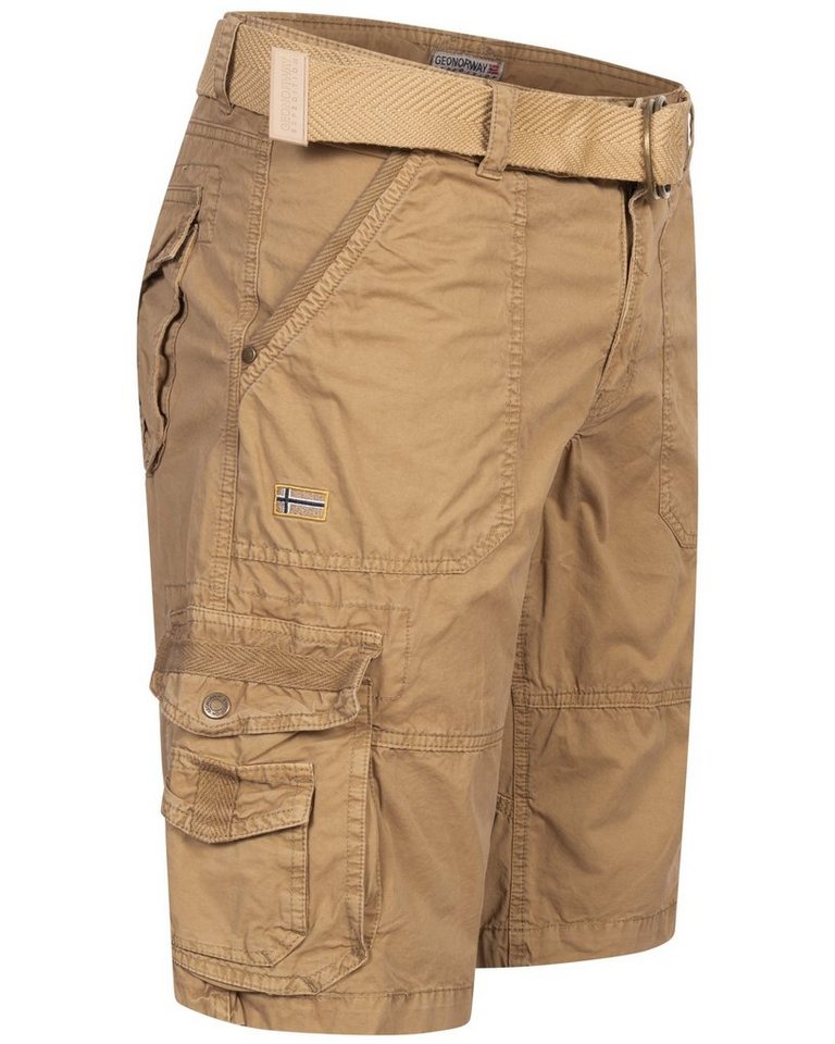 Geographical Norway Shorts Cargo Shorts kurze Hose knielang Short Bermuda Sommer Urlaub Freizeit von Geographical Norway