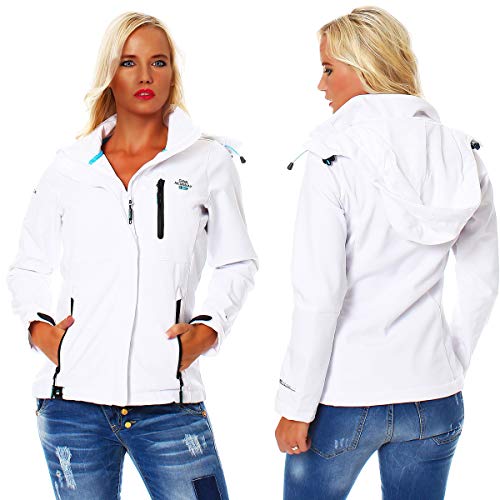 Geographical Norway Softshell Jacke - TOUNA - WHITE - XXL/5 von Geographical Norway