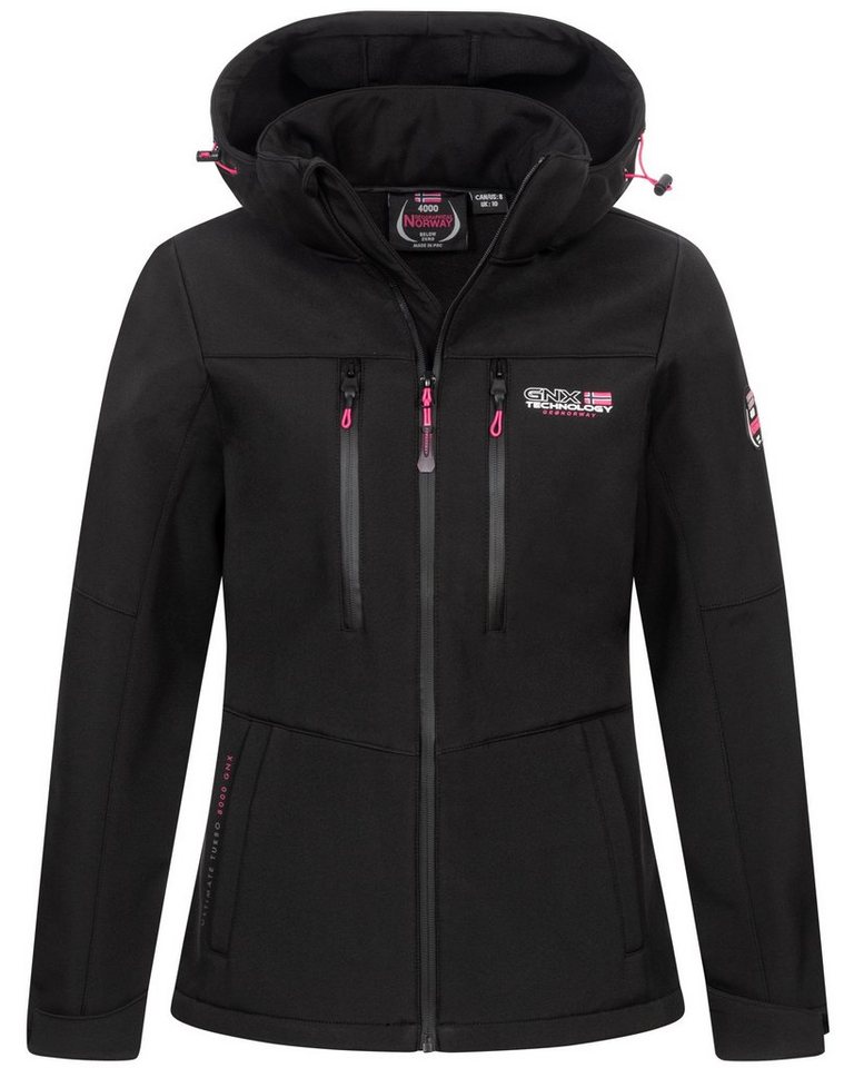 Geographical Norway Softshelljacke Herbst Winter Jacke Softshell Jacke Outdoor Regen Übergangs Jacke von Geographical Norway