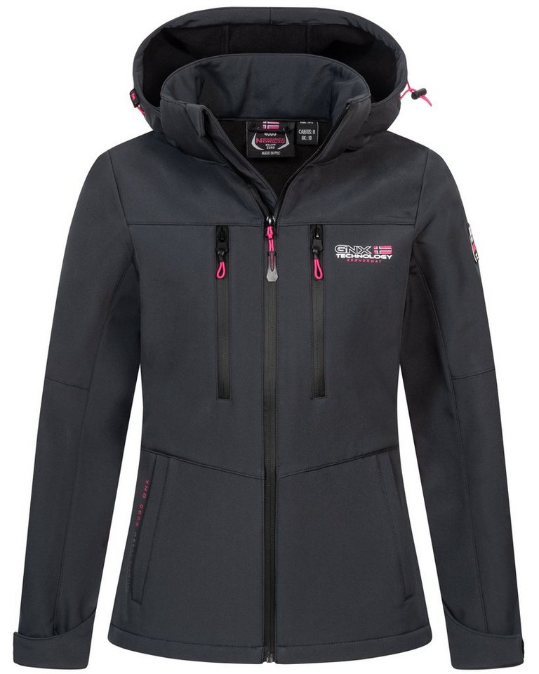 Geographical Norway Softshelljacke Herbst Winter Jacke Softshell Jacke Outdoor Regen Übergangs Jacke von Geographical Norway