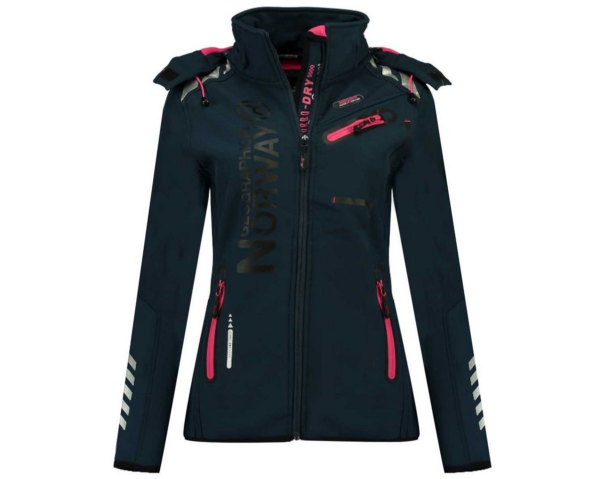 Geographical Norway Softshelljacke Damen Outdoor Jacke Brreine (1-St) Mit Kapuze von Geographical Norway