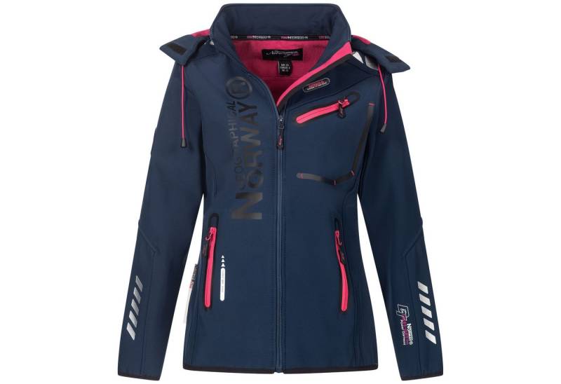 Geographical Norway Softshelljacke Damen Outdoor Windbreaker Regen Funktions Jacke RN von Geographical Norway