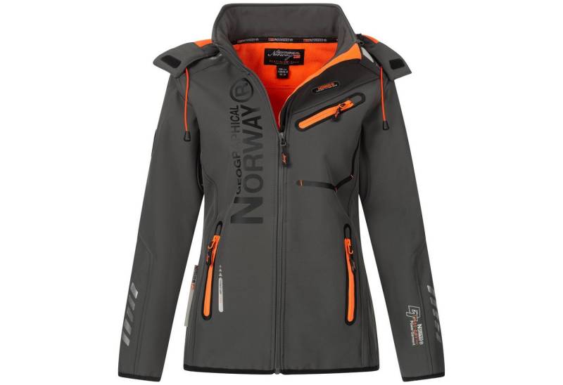 Geographical Norway Softshelljacke Damen Outdoor Windbreaker Regen Funktions Jacke RN von Geographical Norway