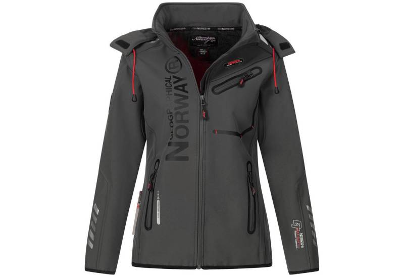 Geographical Norway Softshelljacke Damen Outdoor Windbreaker Regen Funktions Jacke RN von Geographical Norway