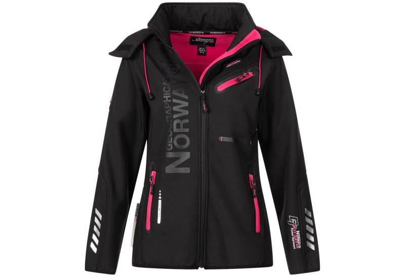 Geographical Norway Softshelljacke Damen Outdoor Windbreaker Regen Funktions Jacke RN von Geographical Norway