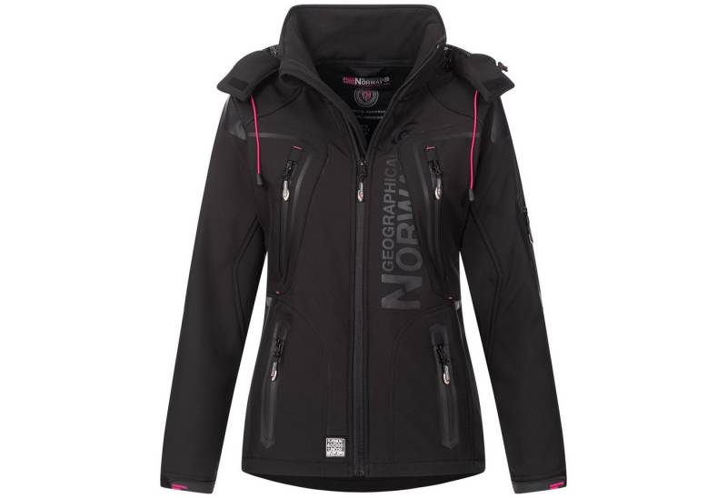 Geographical Norway Softshelljacke Damen Outdoor Windbreaker Regen Funktions Jacke von Geographical Norway