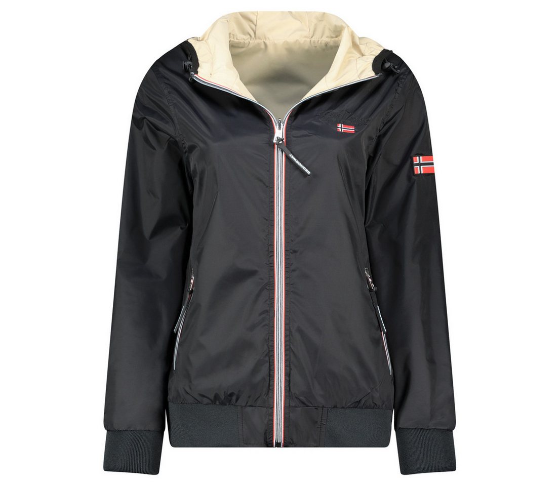Geographical Norway Softshelljacke Damen Regular Fit Jacken Polyester Mehrfarbig S-XXL baarrivial mit Kapuze von Geographical Norway