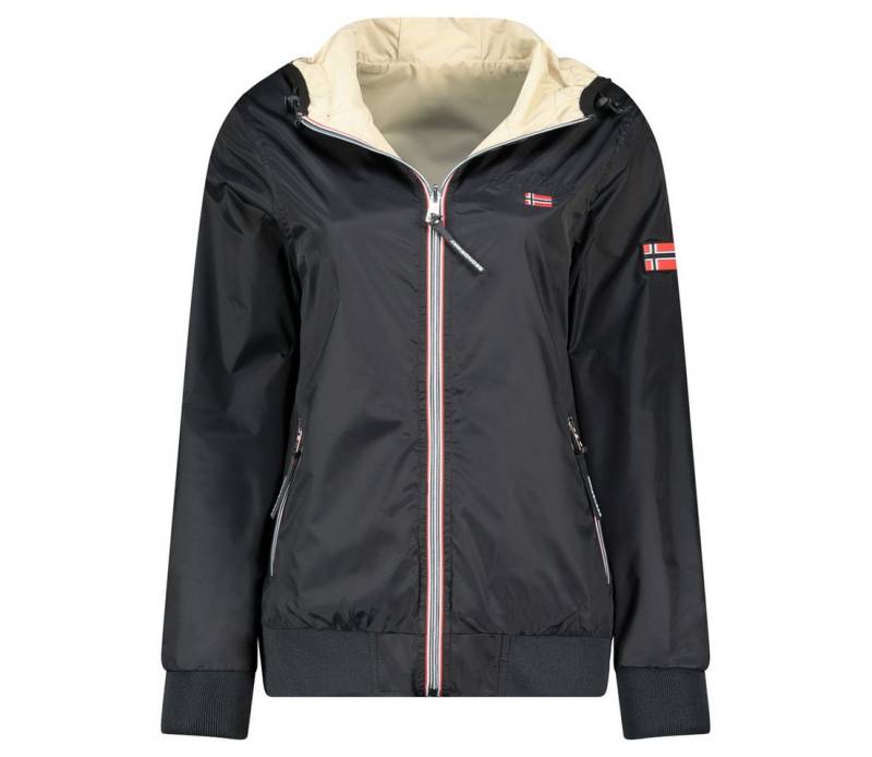 Geographical Norway Softshelljacke Damen Regular Fit Jacken Polyester Mehrfarbig S-XXL baarrivial mit Kapuze von Geographical Norway