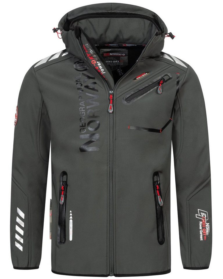 Geographical Norway Softshelljacke Herren Softshelljacke Outdoor Regen Übergangsjacke Frühlings Jacke von Geographical Norway
