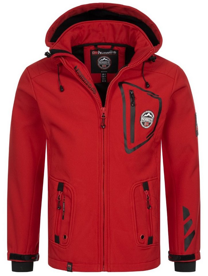 Geographical Norway Softshelljacke Herren Herbst Winter Jacke Softshell Jacke Outdoor Regen Übergangs von Geographical Norway