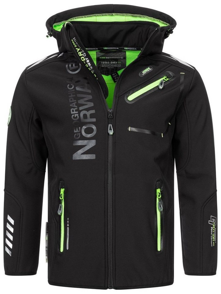 Geographical Norway Softshelljacke Herren Softshelljacke Outdoor Regen Übergangsjacke Frühlings Jacke von Geographical Norway
